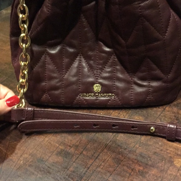 Vince Camuto Klem Drawstring in Plum - Picture 7 of 8